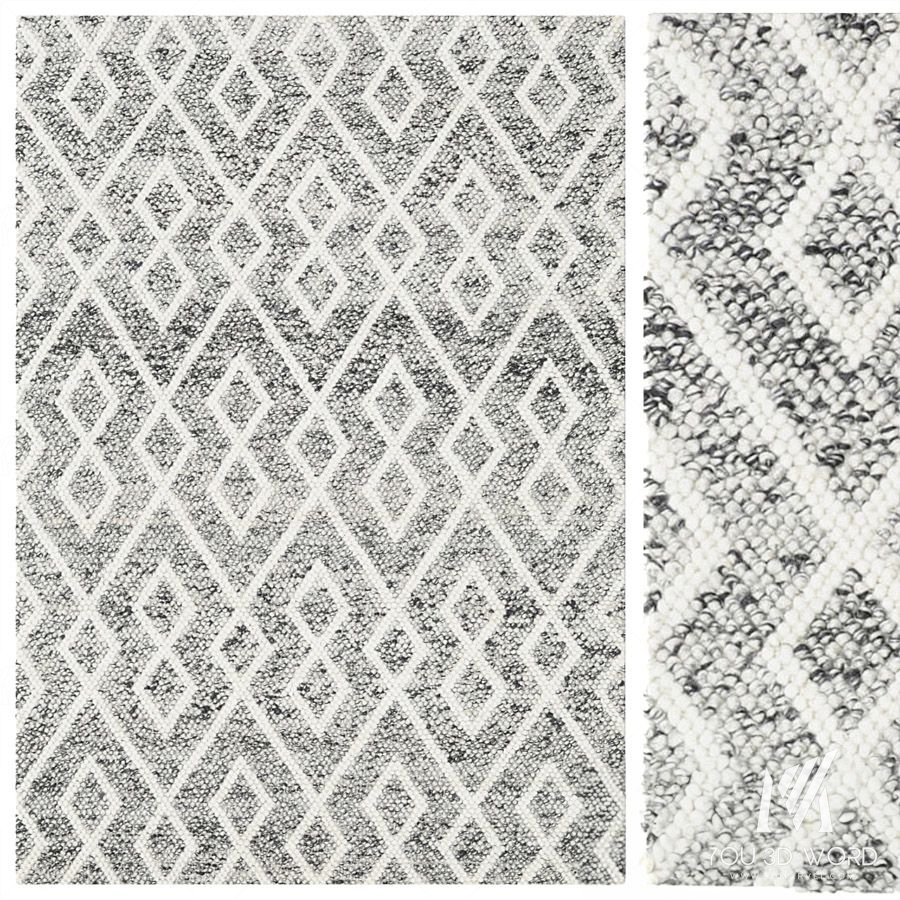 Carpet Hudson - Melange Black
